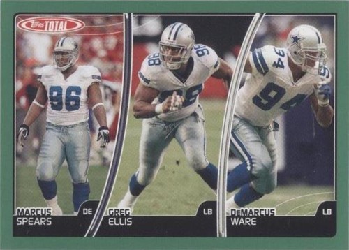 2007 Topps Total DeMarcus Ware Greg Ellis Marcus Spears #203