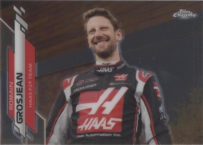 2020 Topps Chrome Formula 1 - Romain Grosjean #190