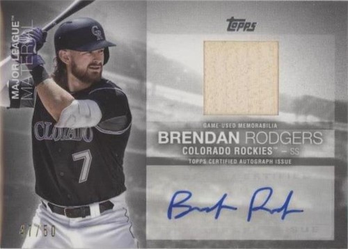 2020 Topps - Brendan Rodgers #MLMA-BR