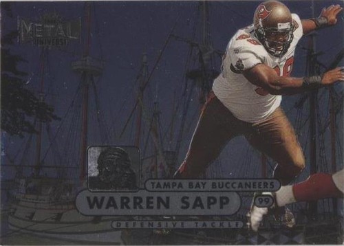1998 Metal Universe Warren Sapp #56