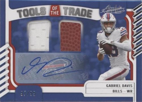 2022 Panini Absolute Gabriel Davis #TTD-45