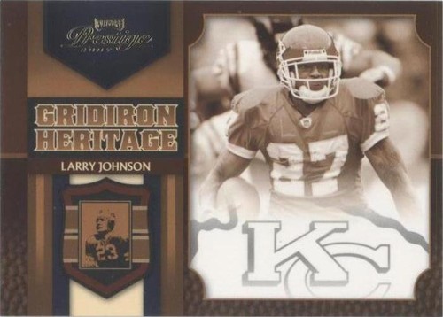 2007 Playoff Prestige Larry Johnson #GH-3