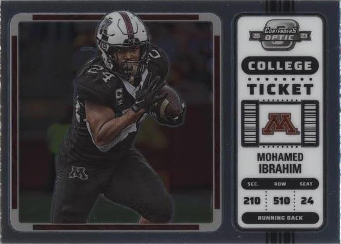 2023 Panini Chronicles Draft Picks Mohamed Ibrahim #19