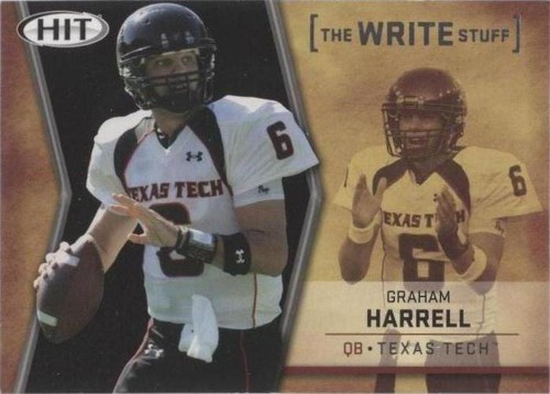 2009 SAGE Hit Graham Harrell #WS 3