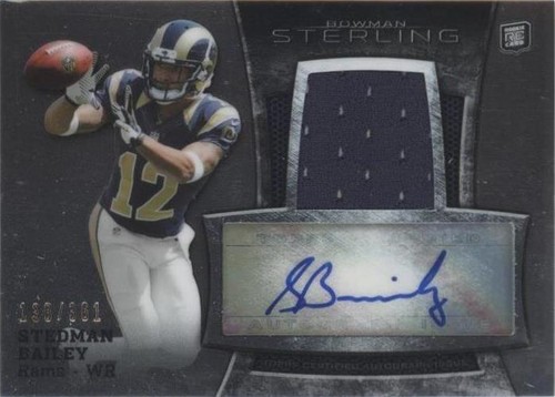2013 Bowman Sterling Stedman Bailey #BSAR-SB