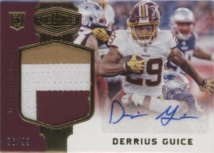 2018 Panini Plates & Patches Derrius Guice #220