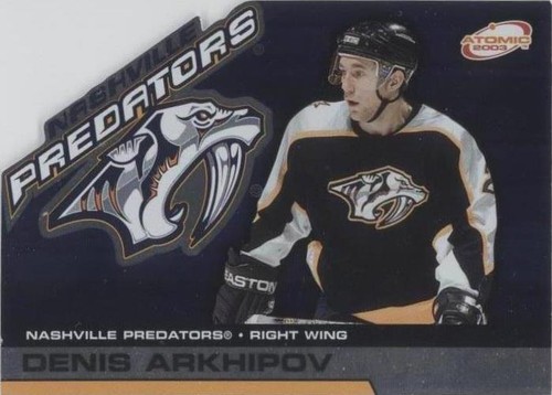 2002-03 Pacific Atomic - Denis Arkhipov #58