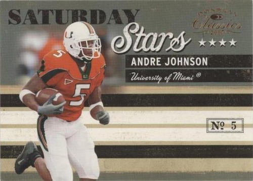2007 Donruss Classics Andre Johnson #SS-17