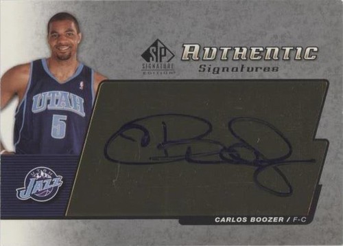 2004-05 SP Signature Edition - Carlos Boozer #AS-BO
