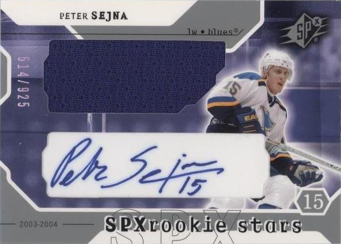 2003-04 SPx - Peter Sejna #208 for sale | eBay