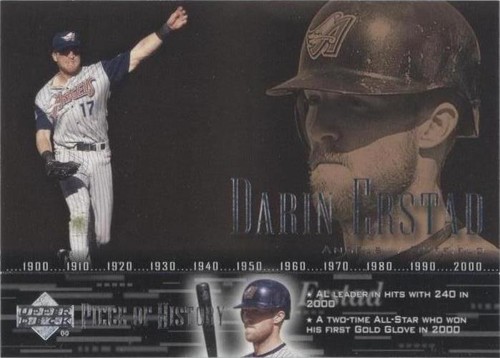 2002 Upper Deck Piece Of History - Darin Erstad #2