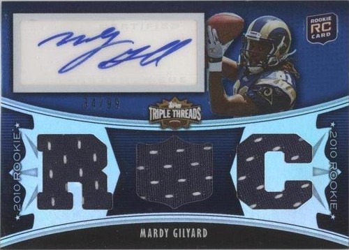 2010 Topps Triple Threads Mardy Gilyard #128