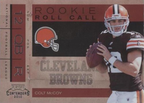 2010 Playoff Contenders Colt McCoy #4