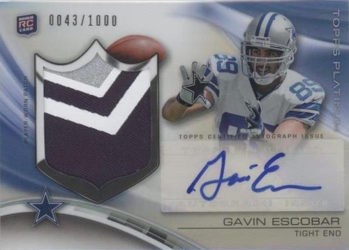 2013 Topps Platinum Gavin Escobar #ARP-GE