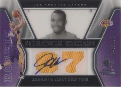 2007-08 SP Rookie Threads - Javaris Crittenton #62