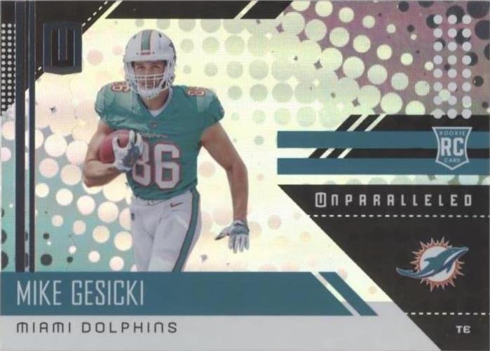 2018 Panini Unparalleled Mike Gesicki #256