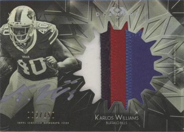 2015 Topps Diamond Karlos Williams #RAJP-KWI