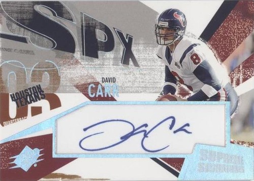 2003 SPx David Carr #SS-DC