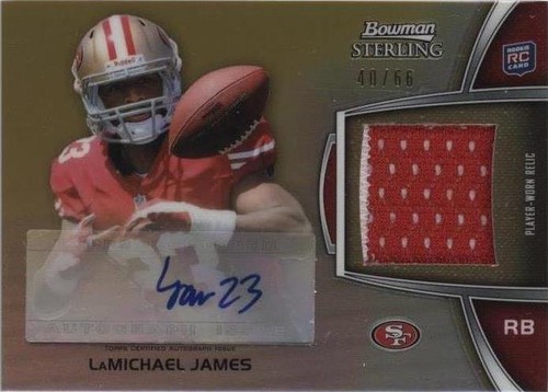 2012 Bowman Sterling LaMichael James #BSAR-LJ