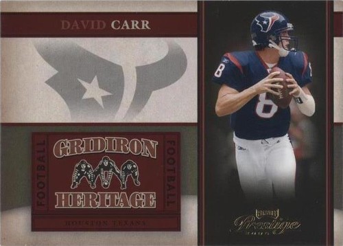 2006 Playoff Prestige David Carr #GH 10