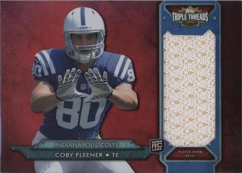 2012 Topps Triple Threads Coby Fleener #TTRJR-13