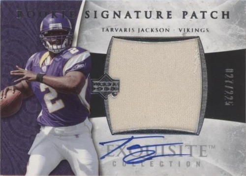 2006 Upper Deck Exquisite Collection Tarvaris Jackson #131