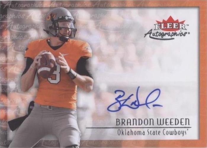 2012 Fleer Retro Brandon Weeden #00AU-BW
