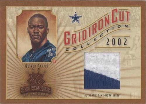 2002 Donruss Gridiron Kings Quincy Carter #GC-52