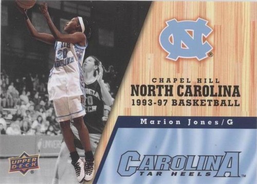 2010-11 UD North Carolina Basketball - Marion Jones #70