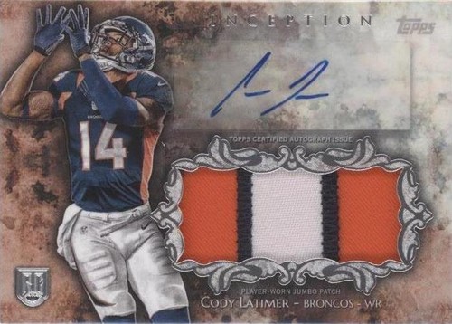 2014 Topps Inception Cody Latimer #IAJP-CL