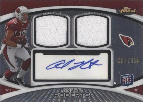 2010 Topps Finest Andre Roberts #FADR-AR