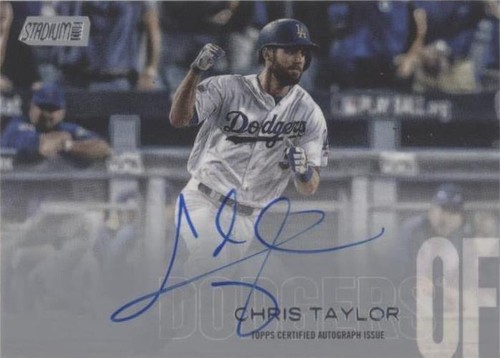 2018 Topps Stadium Club - Chris Taylor #SCA-CT