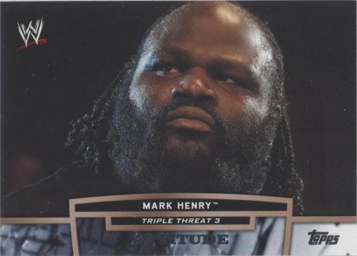 2013 Topps WWE - Mark Henry #TT18-3