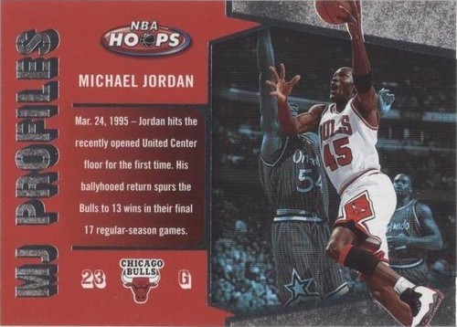 MICHAEL JORDAN 1997-98 Skybox EX-2001 Basketball Card #9 MJ