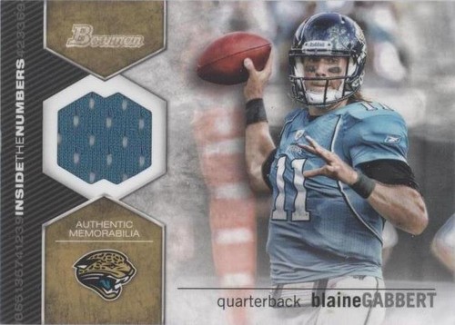 2012 Bowman Blaine Gabbert #ITNR-BG