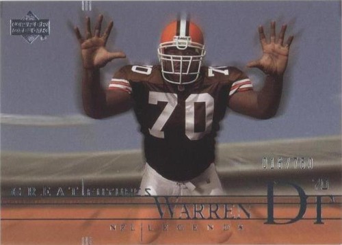 2001 Upper Deck NFL Legends Gerard Warren #105
