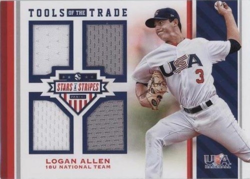 2017 Panini USA Baseball Stars & Stripes - Logan Allen #32