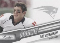 2010 Playoff Prestige Zac Robinson #300