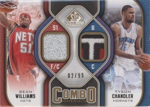2009-10 SP Game Used - Sean Williams/Tyson Chandler #CP-ST