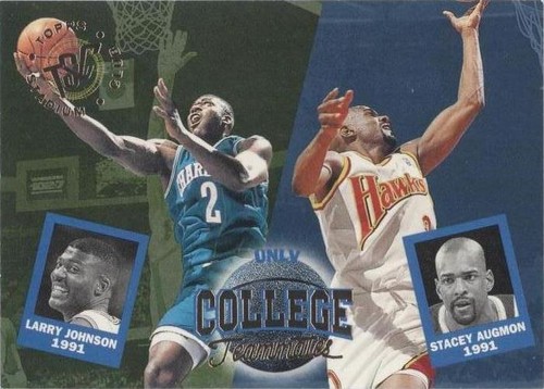 1994-95 Topps Stadium Club - Lance Hughes/Larry Johnson/Stacey Augmon #113