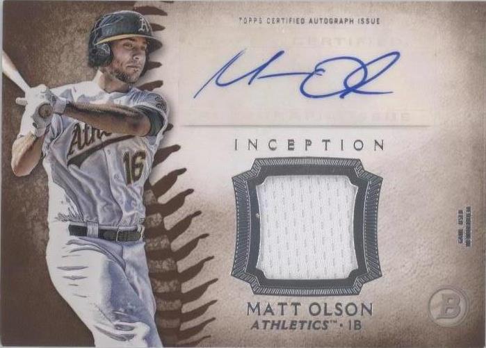 Bowman Inception 2015 - Matt Olson #IAR-MO