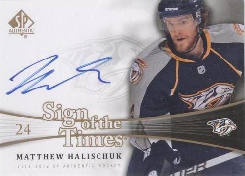 2011-12 SP Authentic - Matt Halischuk #SOT-MH
