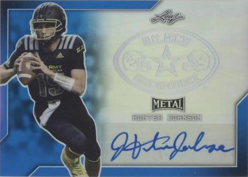 2017 Leaf Metal U.S. Army All-American Bowl Hunter Johnson #BA-HJ1