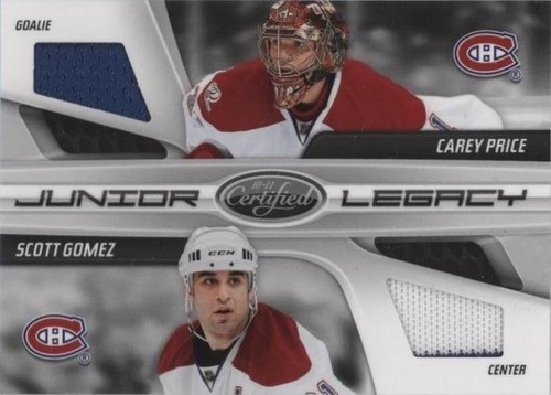 2010-11 Certified - Carey Price Scott Gomez #17