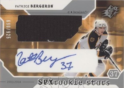 2003-04 SPx - Patrice Bergeron #220