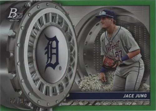 2023 Bowman Chrome - Chrome #BDC-104 Jace Jung /199 Tigers