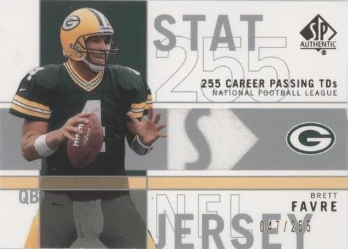 2001 SP Authentic Brett Favre #SP-BF