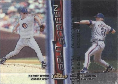 1999 Topps Finest - Kerry Wood Roger Clemens #SS10