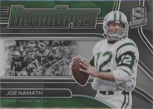 2021 Panini Spectra Joe Namath #RS-JN