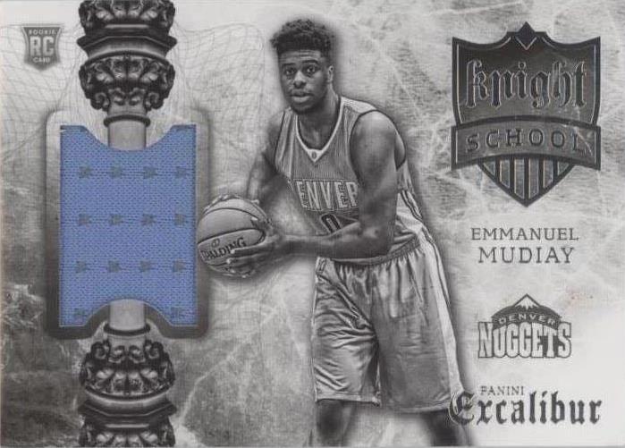 Panini Excalibur 2015-16 - Emmanuel Mudiay #3